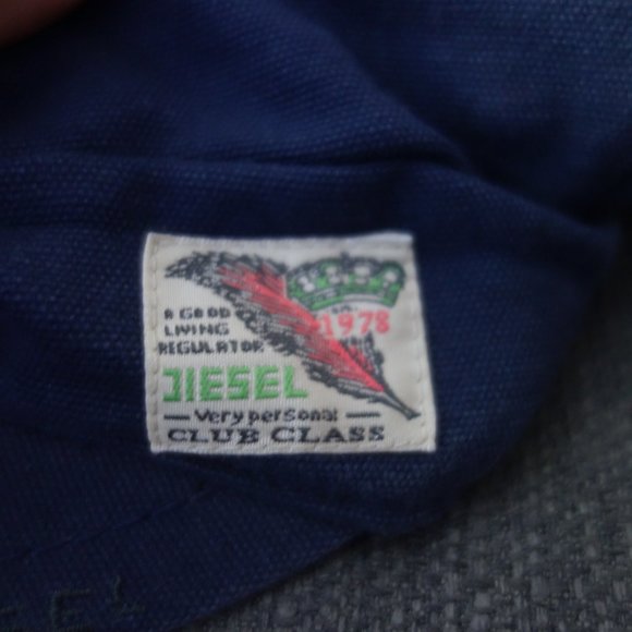 Diesel Blue Tickets Please Berretto 100% Cotton Hat Size II - Picture 4 of 16
